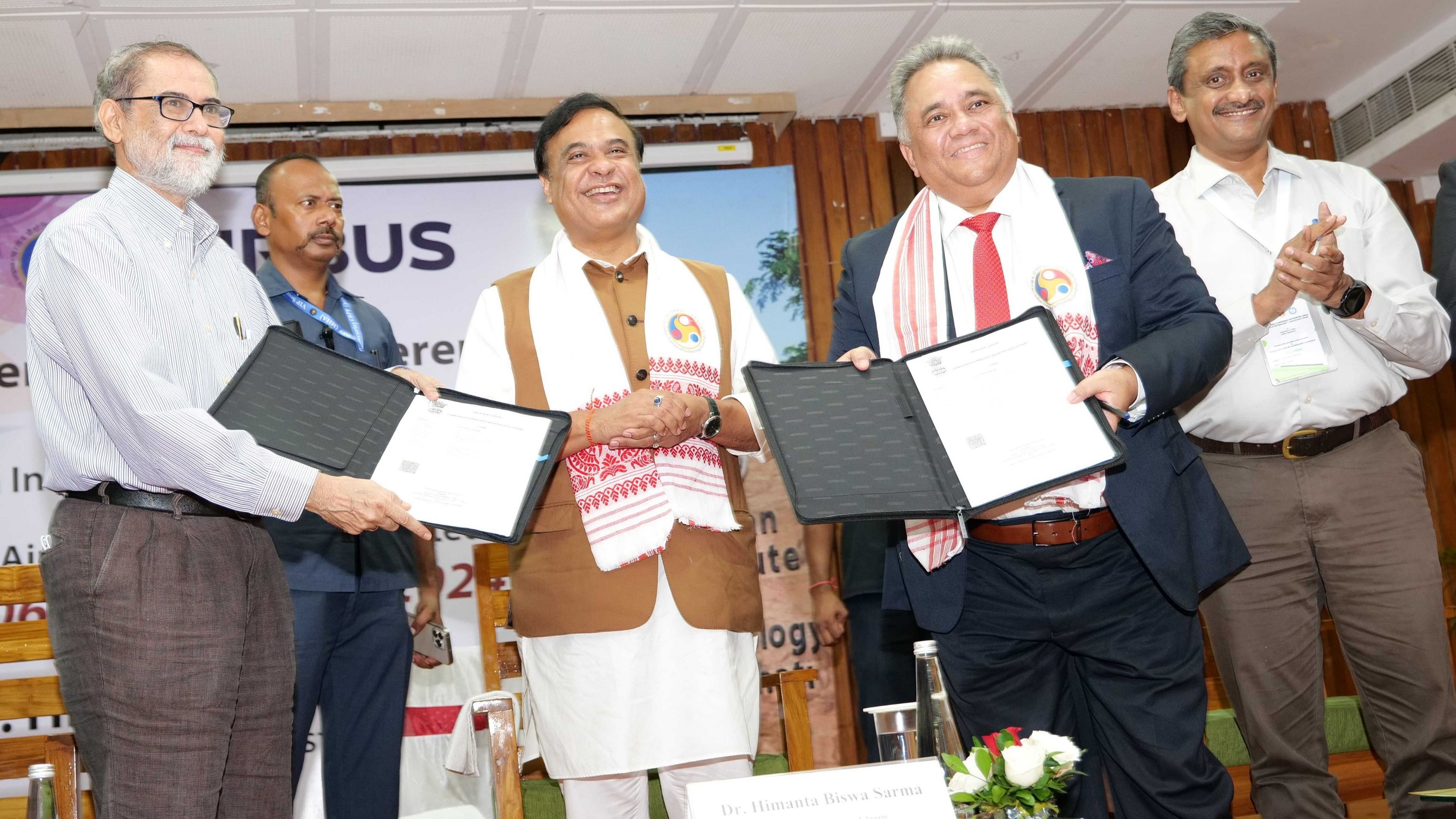 <div class="paragraphs"><p>The agreement was signed between Devendra Jalihal, director of IIT-G, and Rémi Maillard, president and managing director, Airbus India Private Limited, in the presence of Assam Chief Minister Himanta Biswa Sarma.</p></div>